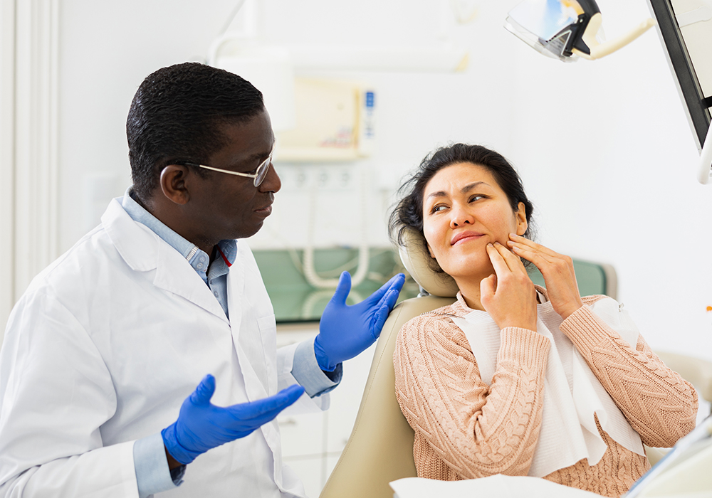 Asian Having Dental Issue